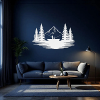 Fishing Mountain View Wall Art - Image 7