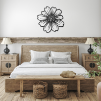 Floral Charm Metal Wall Art - Image 3