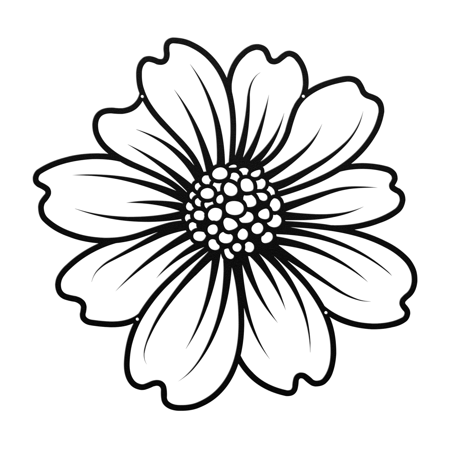 Floral Charm Metal Wall Art