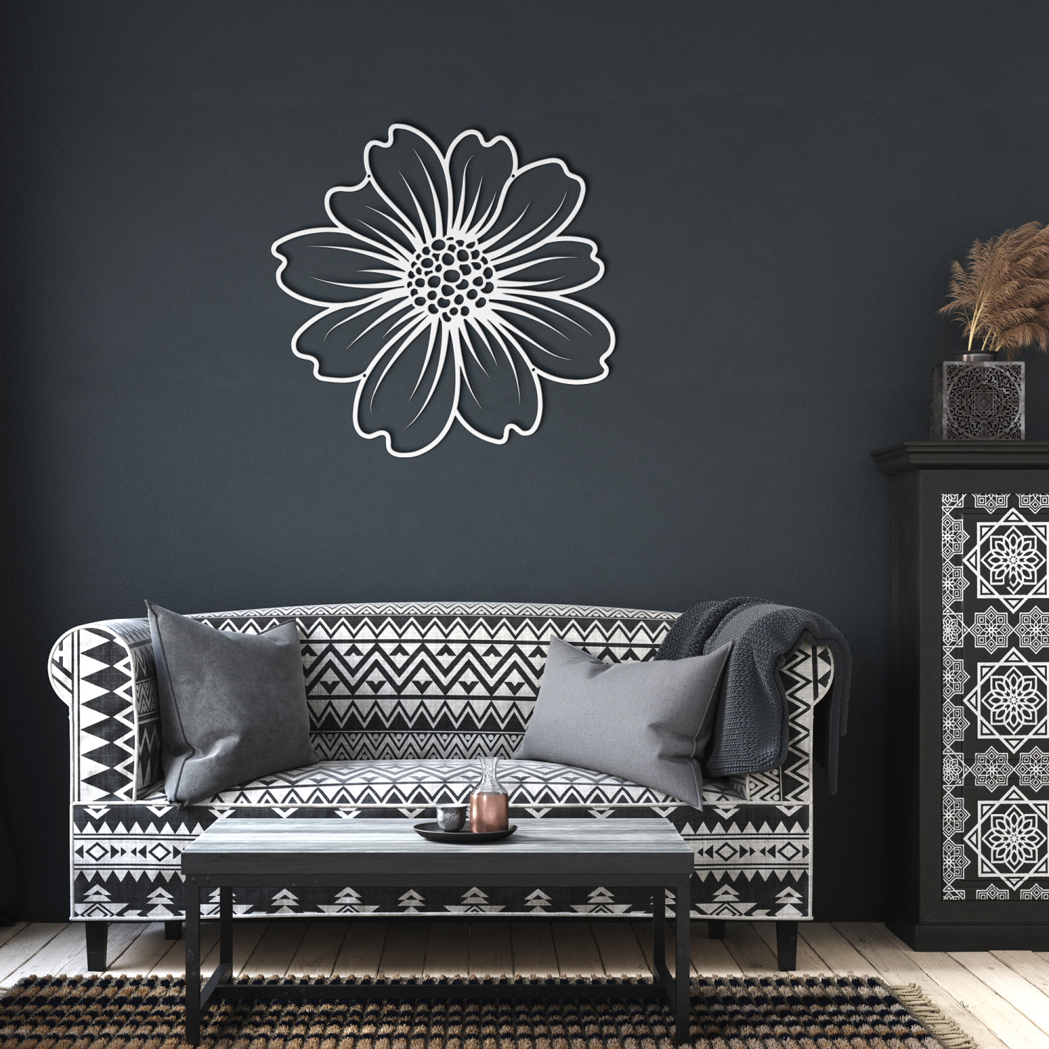 Floral Charm Metal Wall Art - Image 6
