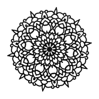Floral Symphony Mandala Wall Art