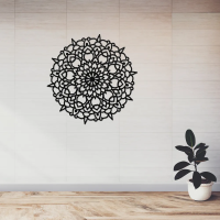 Floral Symphony Mandala Wall Art - Image 3