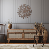 Floral Symphony Mandala Wall Art - Image 8