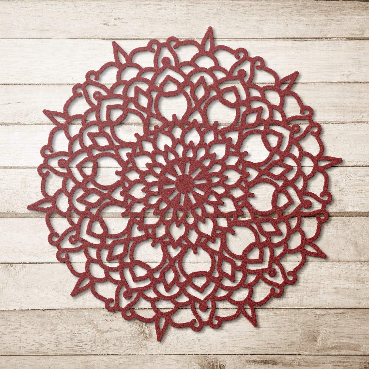 Floral Symphony Mandala Wall Art - Image 5