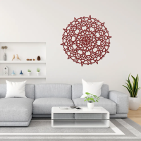 Floral Symphony Mandala Wall Art - Image 5
