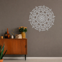 Floral Symphony Mandala Wall Art - Image 6