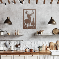 Forest Stag Wilderness Metal Art - Image 7