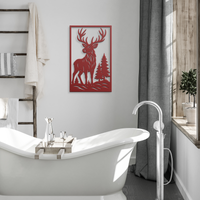Forest Stag Wilderness Metal Art - Image 4