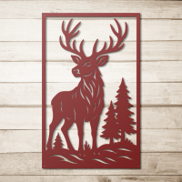 Forest Stag Wilderness Metal Art - Image 5