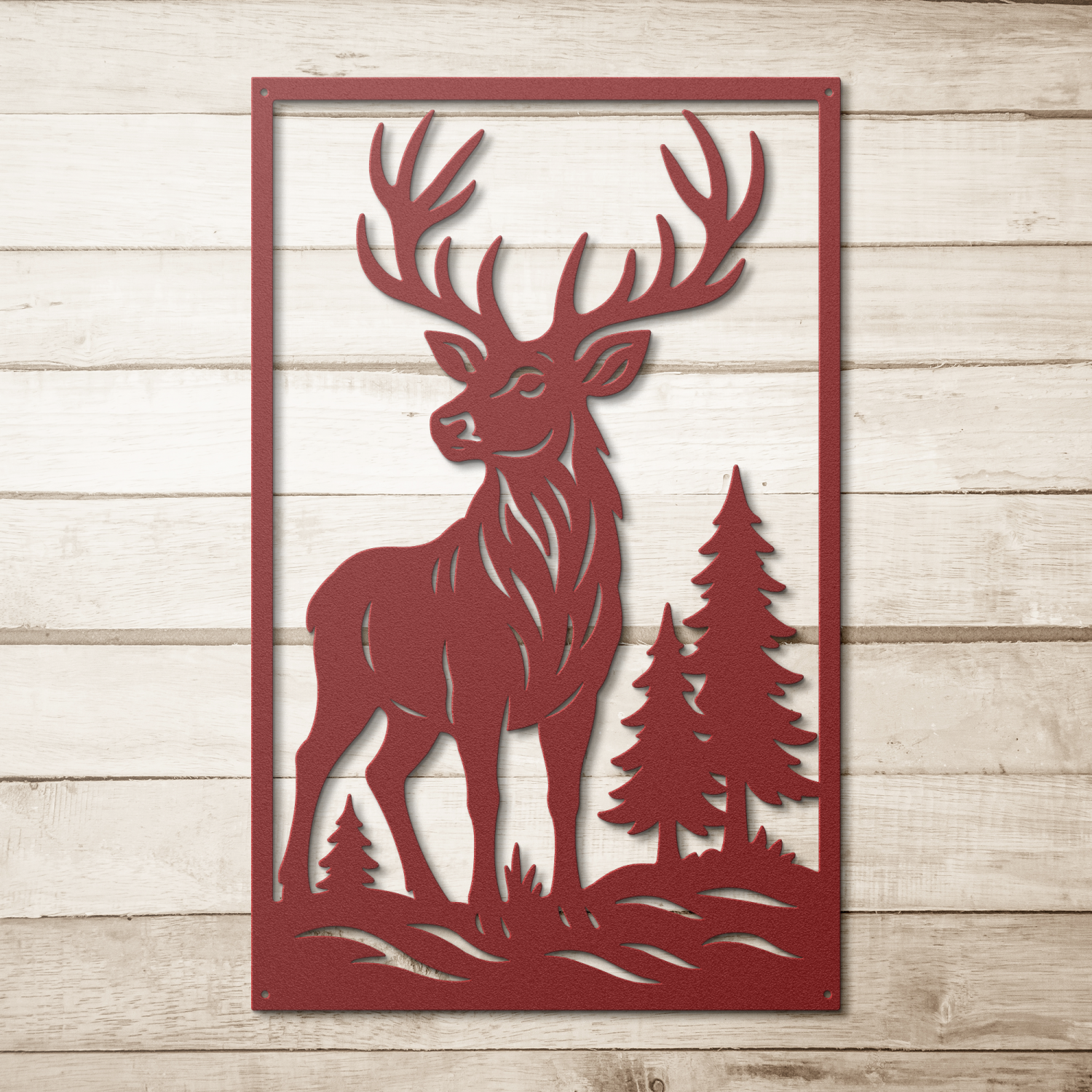Forest Stag Wilderness Metal Art - Image 5
