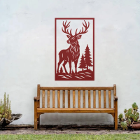 Forest Stag Wilderness Metal Art - Image 6