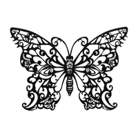 Free Spirit Butterfly Metal Art