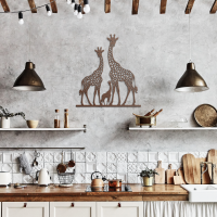 Giraffe Family Love Metal Art - Image 7