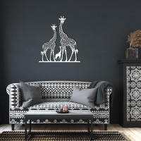 Giraffe Family Love Metal Art - Image 6
