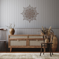 Golden Aura Mandala Wall Art - Image 8