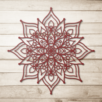 Golden Aura Mandala Wall Art - Image 5
