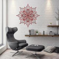 Golden Aura Mandala Wall Art - Image 5