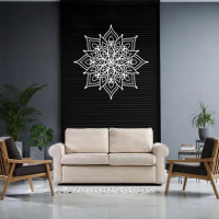Golden Aura Mandala Wall Art - Image 7