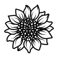 Golden Sunflower Steel Wall Art