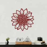 Golden Sunflower Steel Wall Art - Image 5