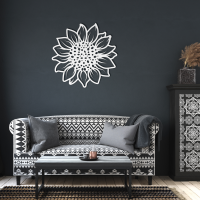 Golden Sunflower Steel Wall Art - Image 6