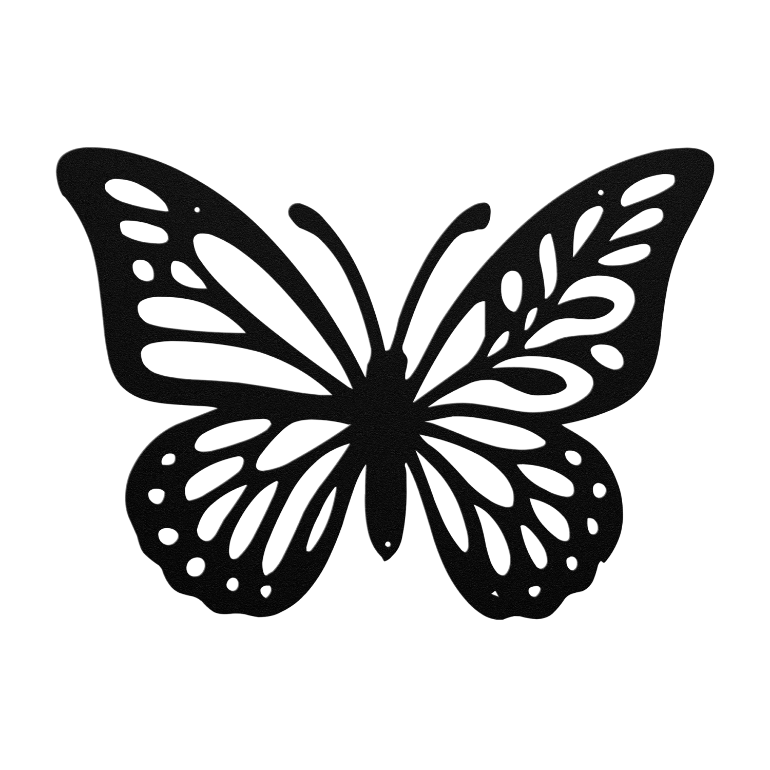 Graceful_Butterfly_Metal_Wall_Art_Black_Transparent_Mockup-thumb.750x750.png Graceful Butterfly Metal Wall Art - Image 1