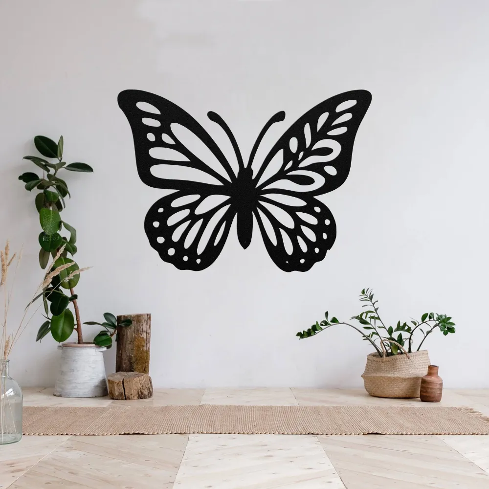 Graceful Butterfly Metal Wall Art
