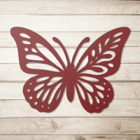 Graceful Butterfly Metal Wall Art - Image 5