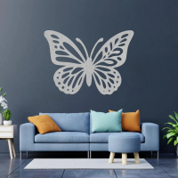 Graceful Butterfly Metal Wall Art - Image 5