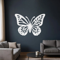 Graceful Butterfly Metal Wall Art - Image 4