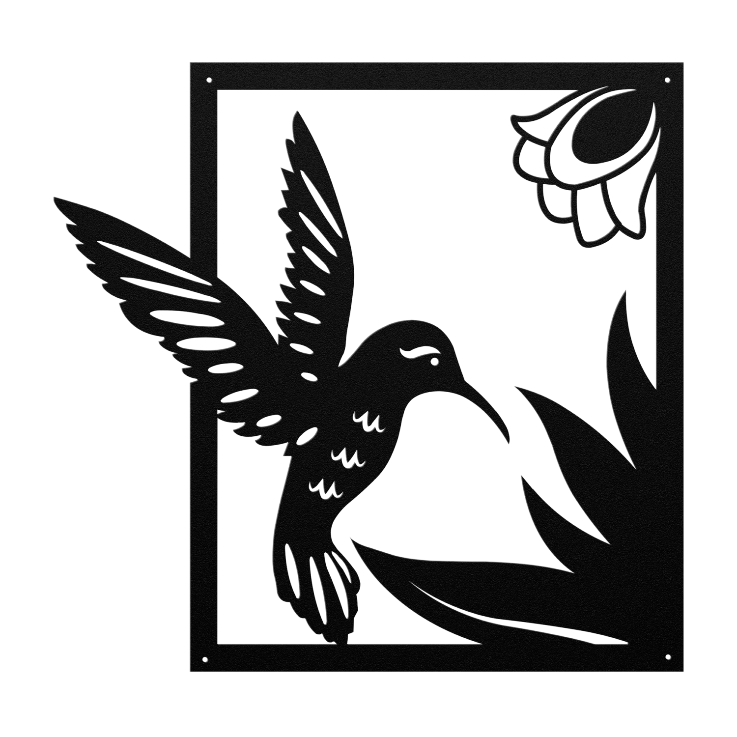 Graceful Hummingbird Metal Art