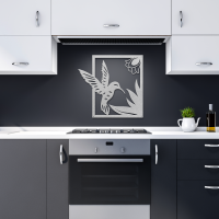 Graceful Hummingbird Metal Art - Image 10