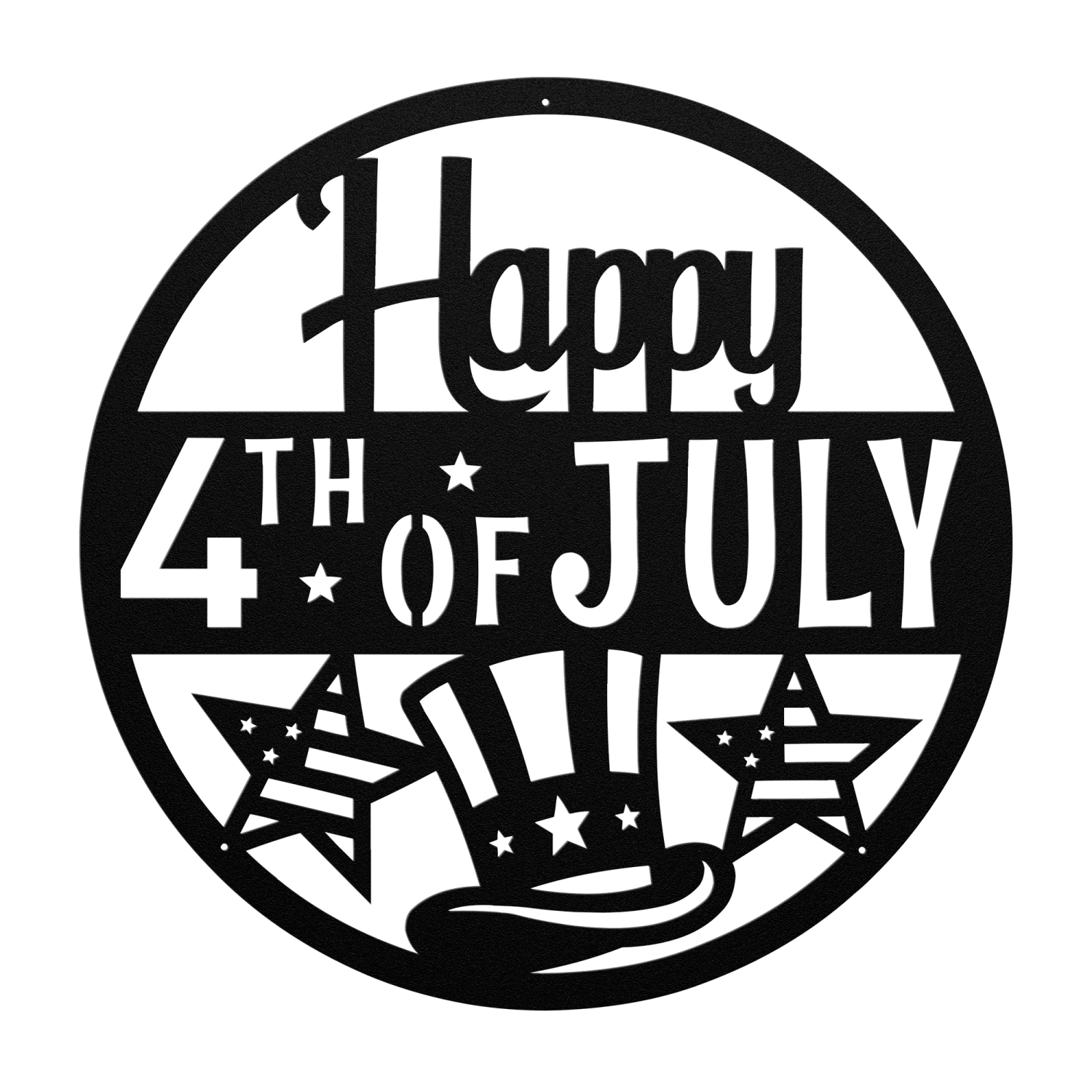Happy_4th_of_July_Circle_Metal_Wall_Art_Black_Transparent_Mockup-thumb.750x750.png Happy 4th of July Circle Metal Wall Art - Image 1