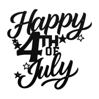 Happy 4th of July Wall Art