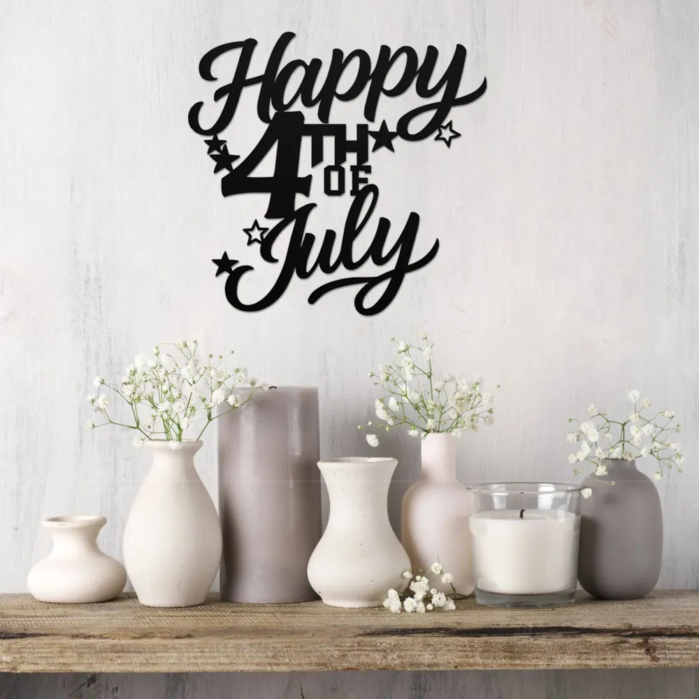 Happy 4th of July Wall Art