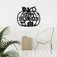 Happy Halloween Pumpkin Wall Art - Image 2
