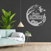 Happy Halloween Round Metal Art - Image 6