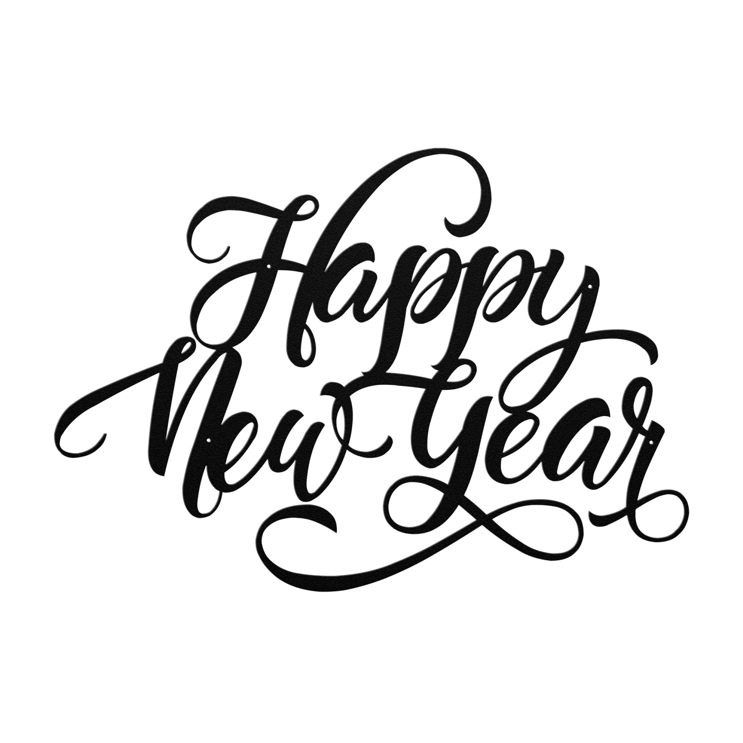 Happy_New_Year_Wall_Art_Black_Transparent_Mockup-thumb.750x750.png Happy New Year Wall Art - Image 1