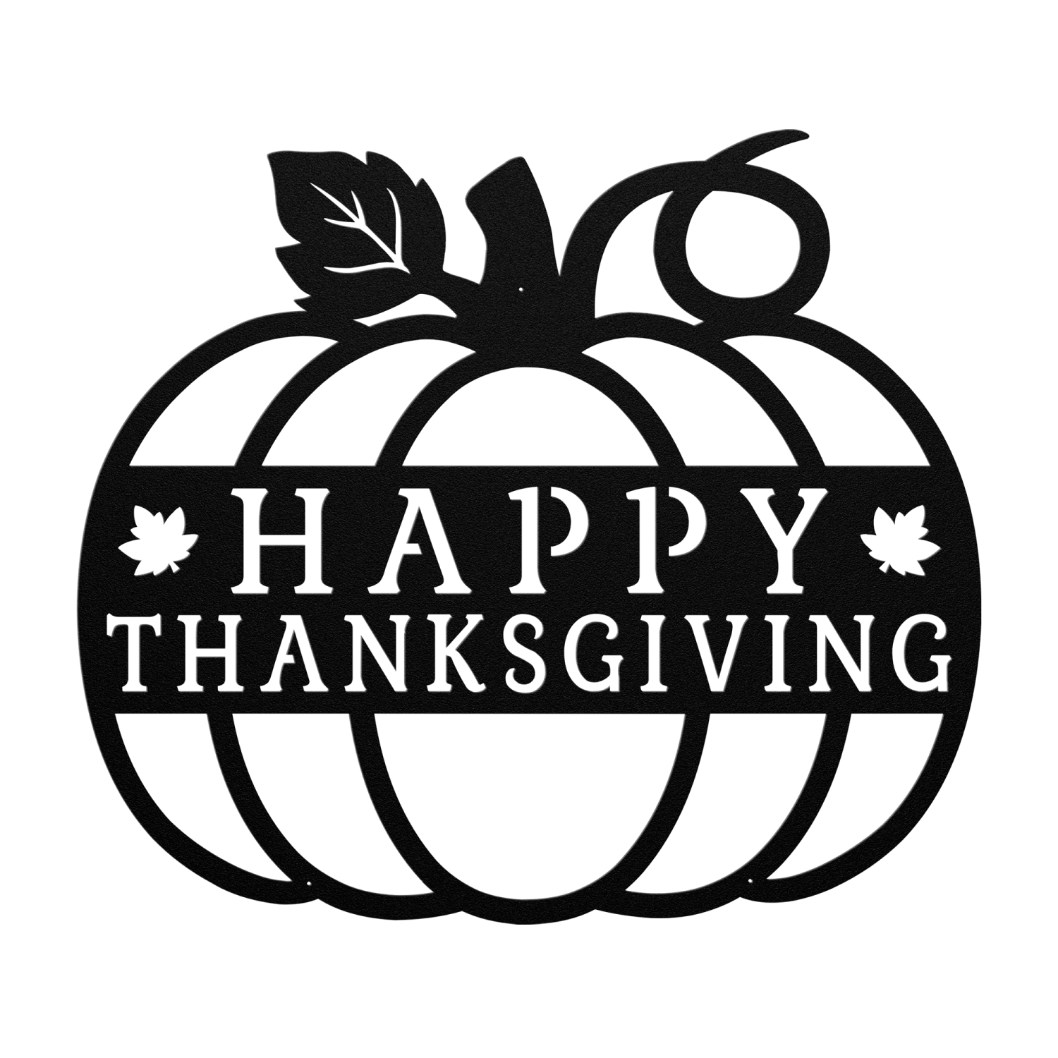 Happy Thanks Giving Classic Metal Wall Art