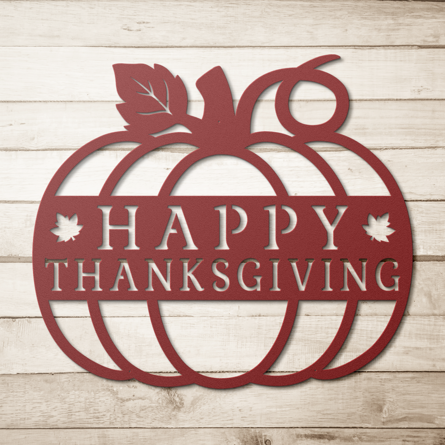 Happy Thanks Giving Classic Metal Wall Art - Image 5