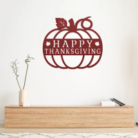 Happy Thanks Giving Classic Metal Wall Art - Image 5