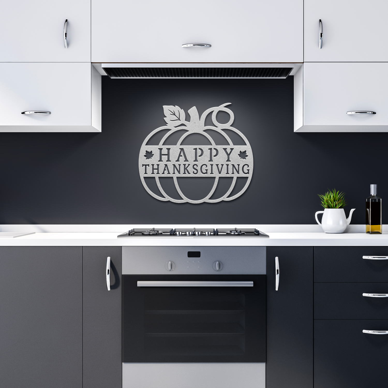 Happy Thanks Giving Classic Metal Wall Art - Image 10