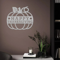 Happy Thanks Giving Classic Metal Wall Art - Image 6