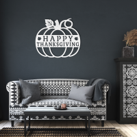 Happy Thanks Giving Classic Metal Wall Art - Image 6