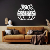 Happy Thanks Giving Classic Metal Wall Art - Image 7