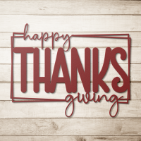 Happy Thanksgiving Mordern Wall Art - Image 5