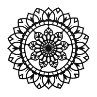 Harmony Bloom Mandala Steel Sculpture