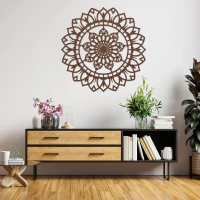 Harmony Bloom Mandala Steel Sculpture - Image 4