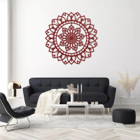 Harmony Bloom Mandala Steel Sculpture - Image 5