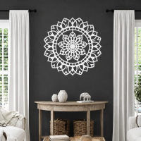 Harmony Bloom Mandala Steel Sculpture - Image 7